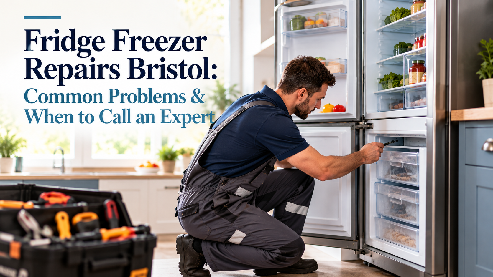 You are currently viewing Fridge Freezer Repairs Bristol: Common Problems & When to Call an Expert
