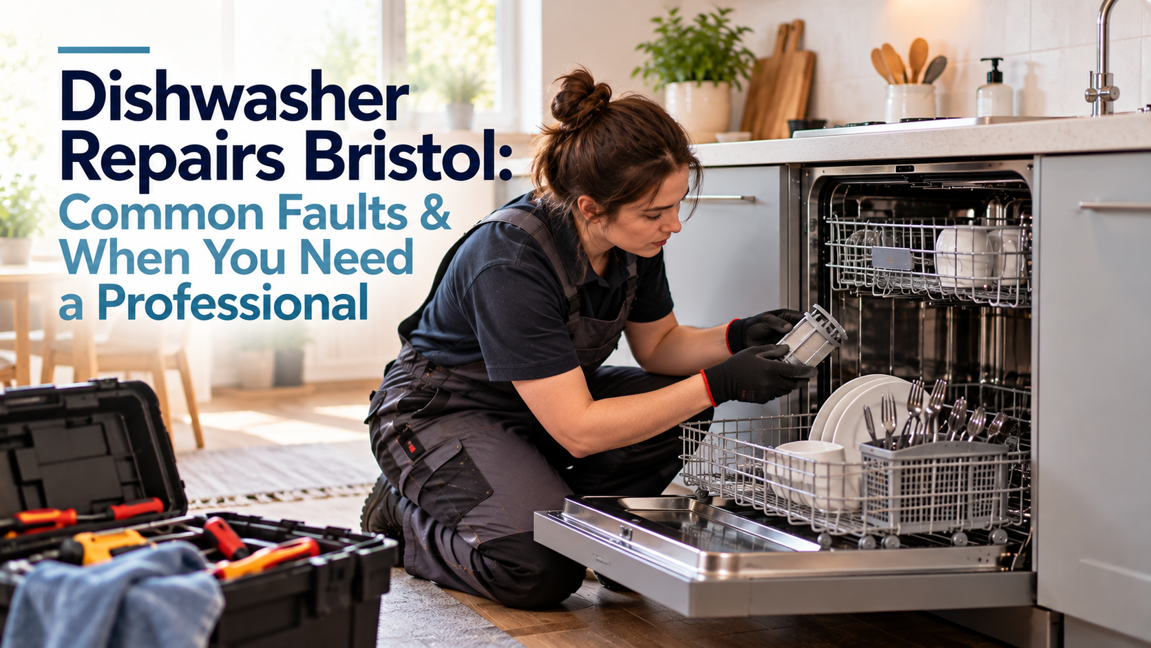 You are currently viewing Dishwasher Repairs Bristol: Common Faults & When You Need a Professional