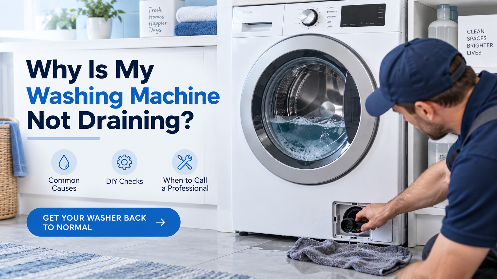 Washing machine maintenance