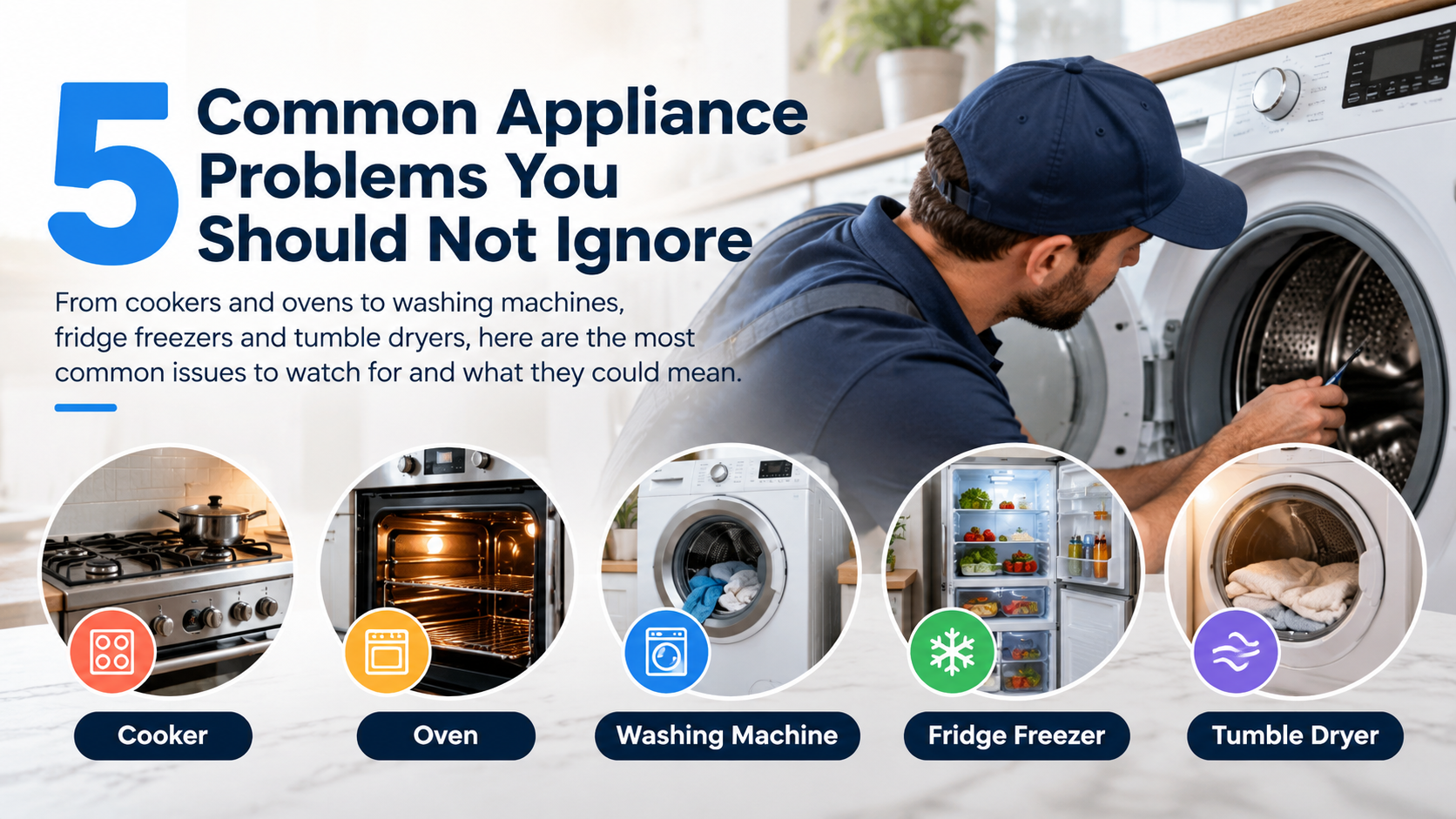 You are currently viewing 5 Appliance Problems You Should Not Ignore at Home